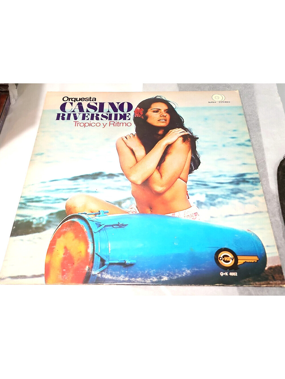 Orquesta Casino Riverside Tropico y Ritmo Vinyl LP Q-Key Q-K 4002 EX/VG RARE